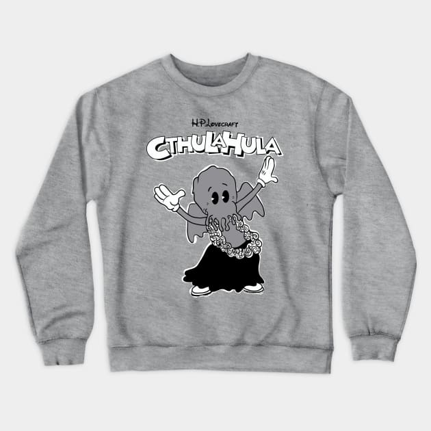 Cthulahula Crewneck Sweatshirt by ZombieMedia